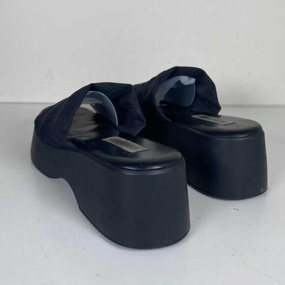2000s Leather Platform Sandals - Picture 3 of 6